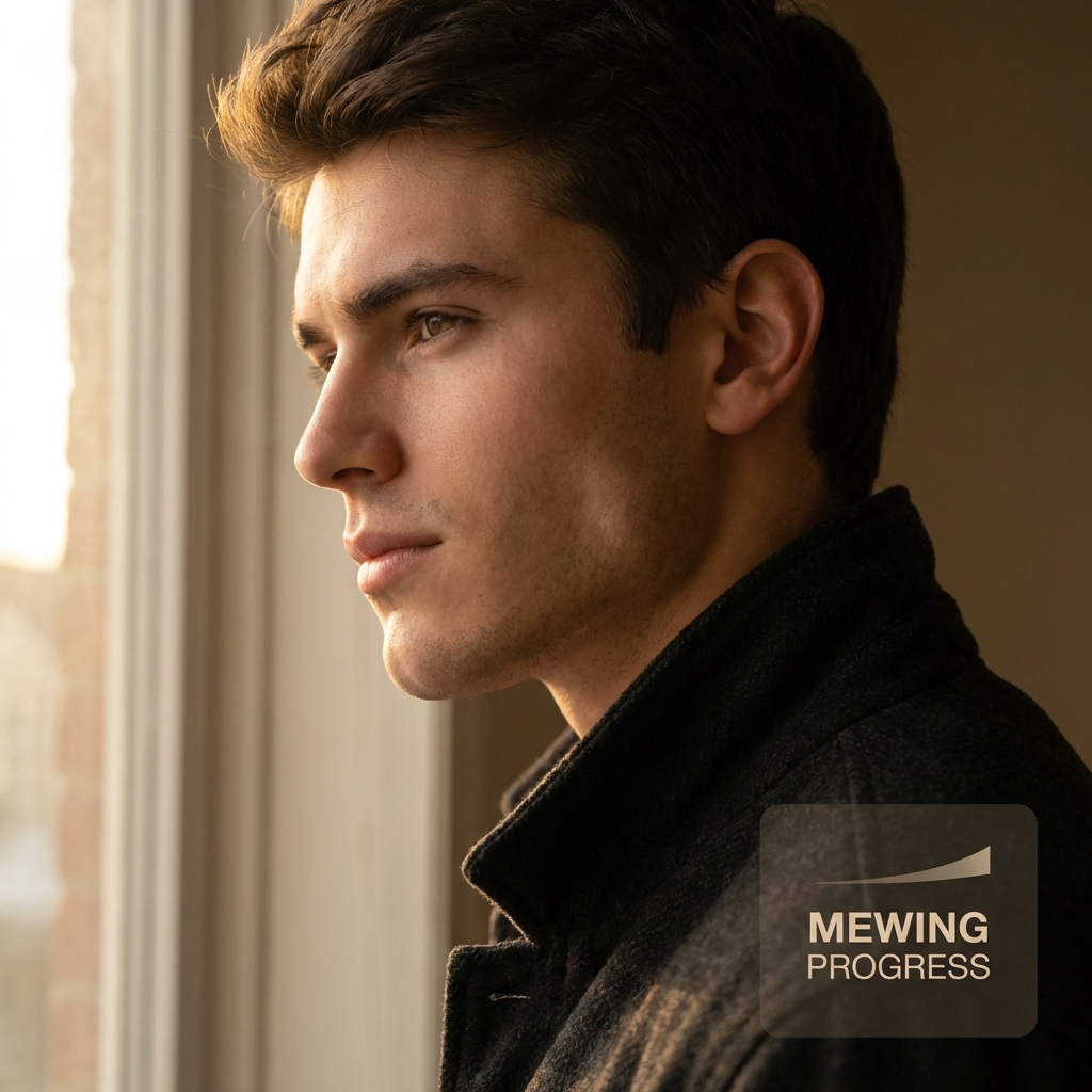 Resultados de Mewing y definición de mandíbula