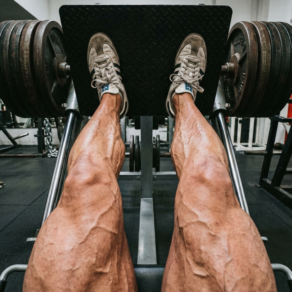 Fallo muscular en prensa de piernas